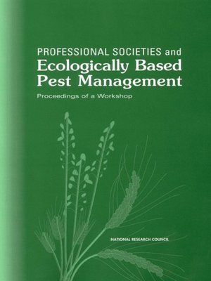 cover image of Professional Societies and Ecologically Based Pest Management